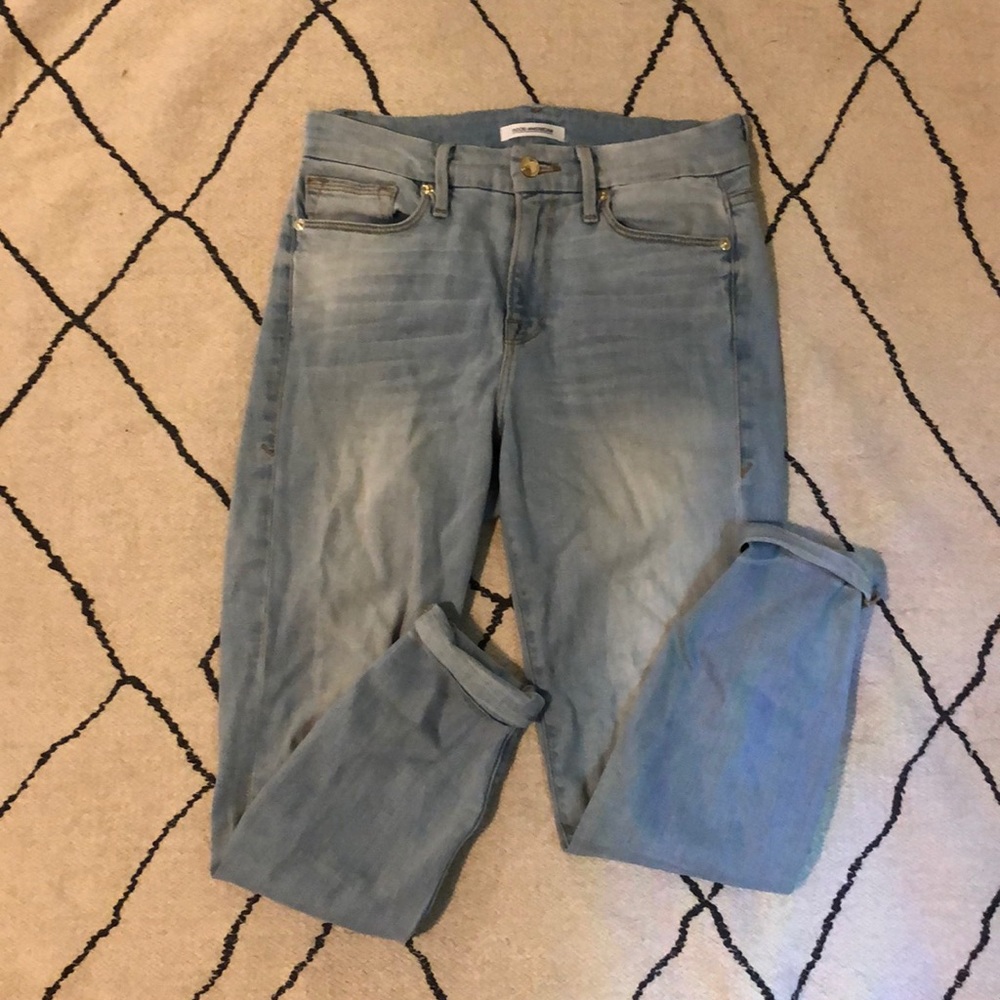 Good American Light Wash Tight Jeans